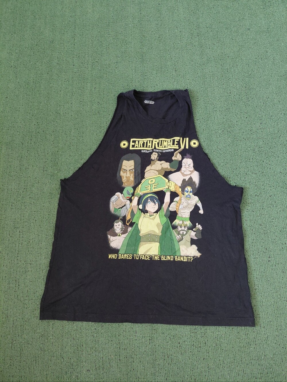 Avatar: The Last Airbender Earth Rumble VI Toph Beifong Anime Cartoon Black Cuto